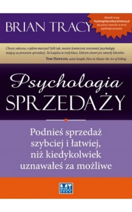 Psychologia sprzedaży - Brian Tracy - Ebook - 978-83-8087-266-0