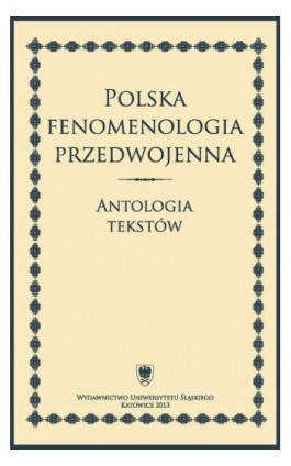 Polska fenomenologia przedwojenna - Ebook - 978-83-8012-017-4