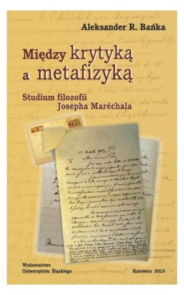 Między krytyką a metafizyką - Aleksander R. Bańka - Ebook - 978-83-8012-019-8