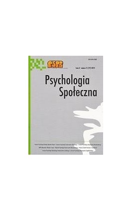 Psychologia Społeczna nr 2(17)/2011 - Ebook