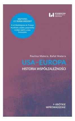 USA–Europa - Paulina Matera - Ebook - 978-83-8142-726-5