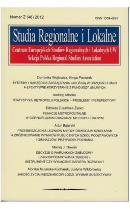 Studia Regionalne i Lokalne nr 2(48)/2012 - Ebook