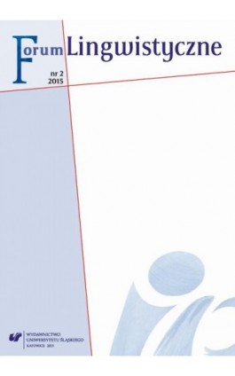 Forum Lingwistyczne 2015, nr 2 - Ebook