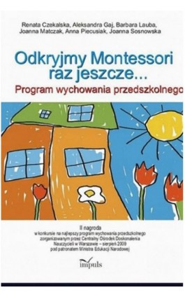 Odkryjmy Montessori raz jeszcze - Renata Czekalska - Ebook - 978-83-7587-797-7