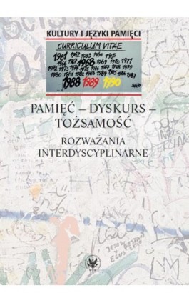 Pamięć - dyskurs - tożsamość - Ebook - 978-83-235-3515-7