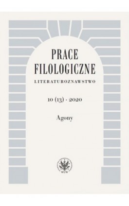 Prace Filologiczne. Literaturoznawstwo 10 (13) 2020 - Ebook