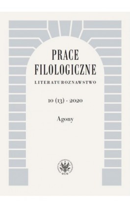 Prace Filologiczne. Literaturoznawstwo 10(13) 2020 - Ebook