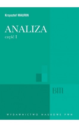 Analiza, cz. 1 - Krzysztof Maurin - Ebook - 978-83-01-16229-0