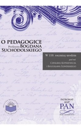 O pedagogice prof. Bogdana Suchodolskiego - Czesław Kupisiewicz - Ebook - 978-83-61991-63-2