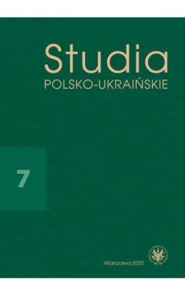 Studia Polsko-Ukraińskie 2020/7 - Ebook