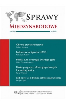 Sprawy Międzynarodowe 3/2014 - Robert Kupiecki - Ebook