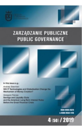 Zarządzanie Publiczne nr 4(50)/2019 - Andrzej Sławiński - Ebook