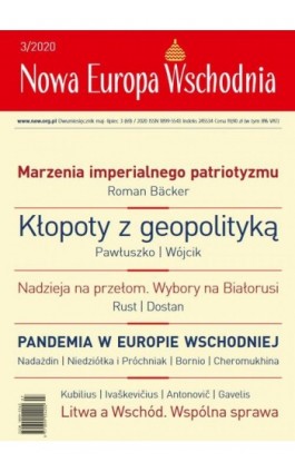 Nowa Europa Wschodnia 3/2020 - Wielu Autorów - Ebook