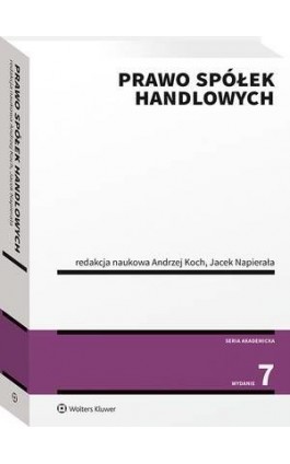 Prawo spółek handlowych - Andrzej Koch - Ebook - 978-83-8187-289-8
