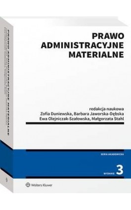 Prawo administracyjne materialne - Zofia Duniewska - Ebook - 978-83-8187-472-4