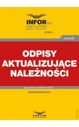 Odpisy aktualizujące należności - Izabela Motowilczuk - Ebook - 978-83-8137-875-8