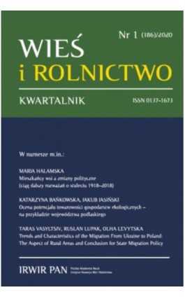 Wieś i Rolnictwo nr 1(186)/2020 - Maria Halamska - Ebook