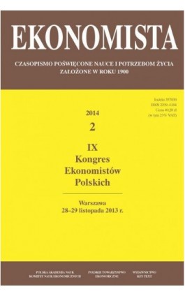 Ekonomista 2014 nr 2 - Praca zbiorowa - Ebook