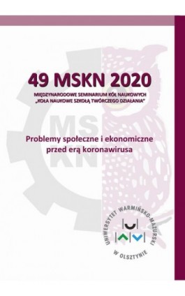 Problemy społeczne i ekonomiczne przed erą koronawirusa - Ebook - 978-83-66264-75-5