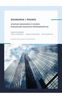 Ekonomia i prawo. Wybrane zagadnienia z zakresu zarządzania rozwojem przedsiębiorstwa - Ebook - 9788382061871