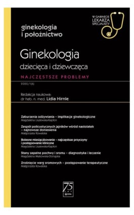 W gabinecie lekarza specjalisty. Ginekologia i położnictwo. Ginekologia dziecięca i dziewczęca - Ebook - 978-83-200-6240-3