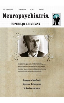 Neuropsychiatria. Przegląd Kliniczny NR (1-2)/2019 - Praca zbiorowa - Ebook