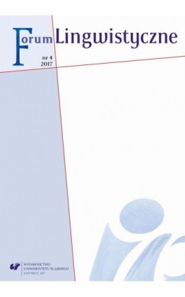 Forum Lingwistyczne 2017, nr 4 - Ebook