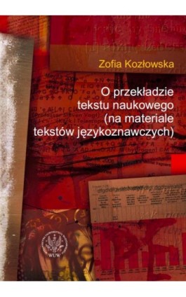 O przekładzie tekstu naukowego - Zofia Kozłowska - Ebook - 978-83-235-3079-4