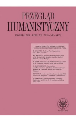 Przegląd Humanistyczny 2018/4 (463) - Ebook