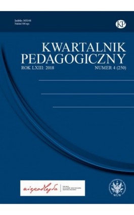 Kwartalnik Pedagogiczny 2018/4 (250) - Ebook