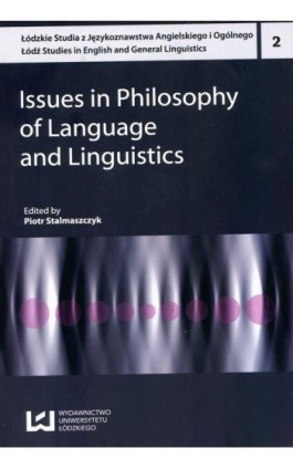 Issues in Philosophy of Language and Linguistics - Ebook - 978-83-8142-039-6
