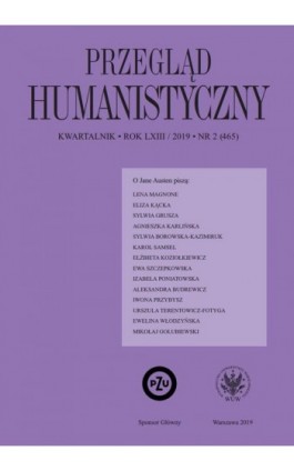 Przegląd Humanistyczny 2019/2 (465) - Ebook