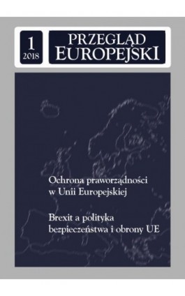 Przegląd Europejski 2018/1 - Ebook