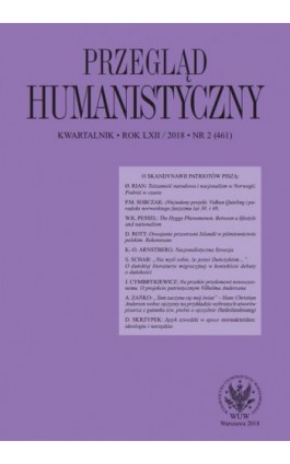Przegląd Humanistyczny 2018/2 (461) - Ebook