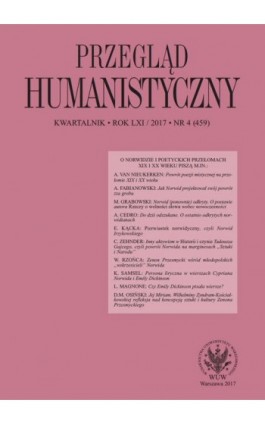 Przegląd Humanistyczny 2017/4 (459) - Ebook