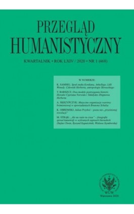 Przegląd Humanistyczny 2020/1 (468) - Ebook