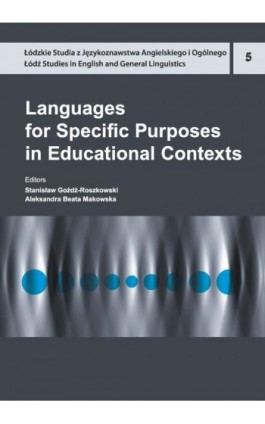 Languages for Specific Purposes in Educational Contexts - Ebook - 978-83-8088-780-0