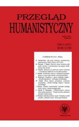 Przegląd Humanistyczny 2014/6 (447) - Ebook