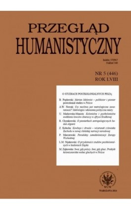Przegląd Humanistyczny 2014/5 (446) - Ebook