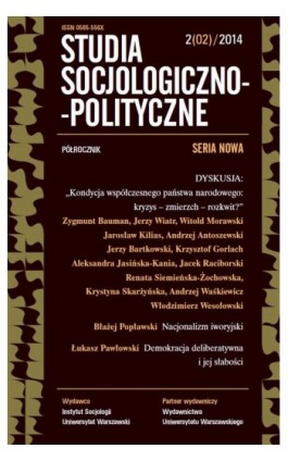 Studia Socjologiczno-Polityczne 2014/2 (2) - Praca zbiorowa - Ebook