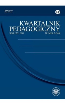 Kwartalnik Pedagogiczny 2016/2 (240) - Praca zbiorowa - Ebook