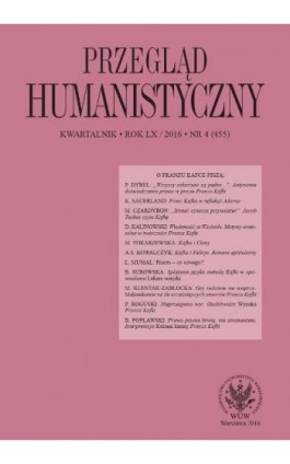 Przegląd Humanistyczny 2016/4 (455) - Ebook