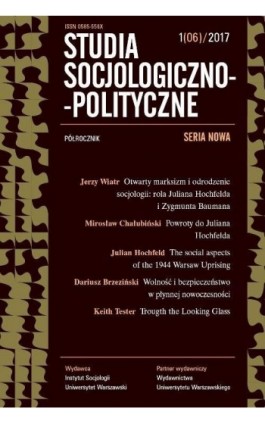 Studia Socjologiczno-Polityczne 2017/1 (06) - Ebook