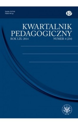 Kwartalnik Pedagogiczny 2014/4 (234) - Ebook