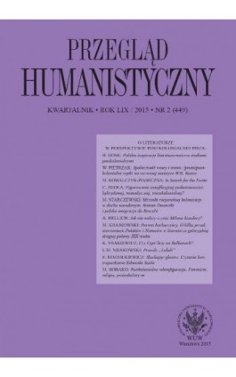 Przegląd Humanistyczny 2015/2 (449) - Ebook