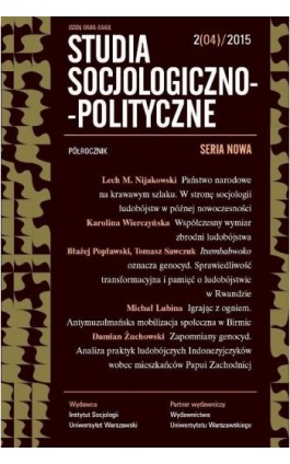 Studia Socjologiczno-Polityczne 2015/2 (04) - Ebook