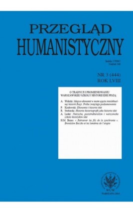 Przegląd Humanistyczny 2014/3 (444) - Ebook