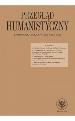 Przegląd Humanistyczny 2020/3 (470) - Ebook