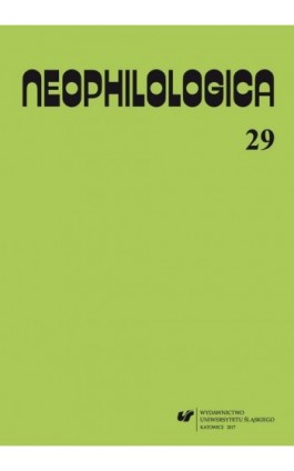 „Neophilologica” 2017. Vol. 29: Études sémantico-syntaxiques des langues romanes - Ebook