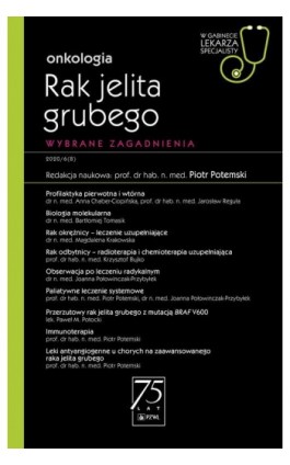 W gabinecie lekarza specjalisty. Onkologia. Rak jelita grubego - Ebook - 978-83-200-6233-5